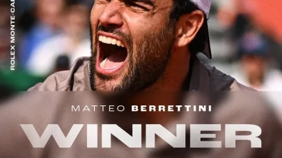 Berrettini, Monte Carlo'da Zverev'i Geride Bırakarak Kariyerinde Tarihi Bir Zafer Kazandı!